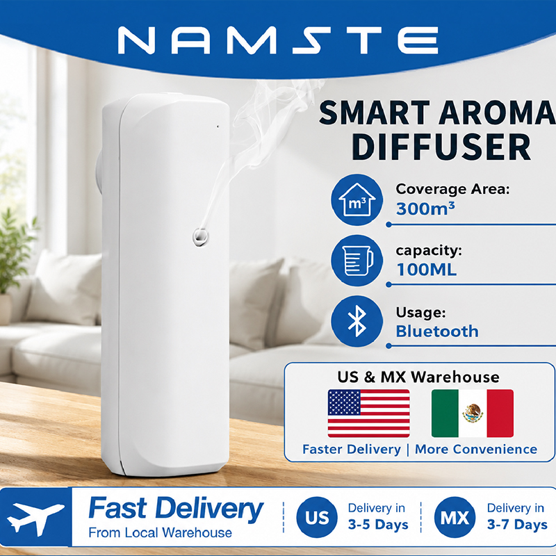 ناشر زيوت عطرية NAMSTE بتقنية  - مراجعة Home Fragrance Oud وسعره
