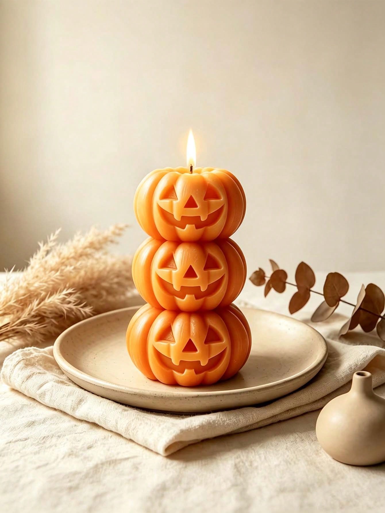شمعة على شكل قرع بثلاث طبقات ل - مراجعة Home Fragrance Usa وسعره